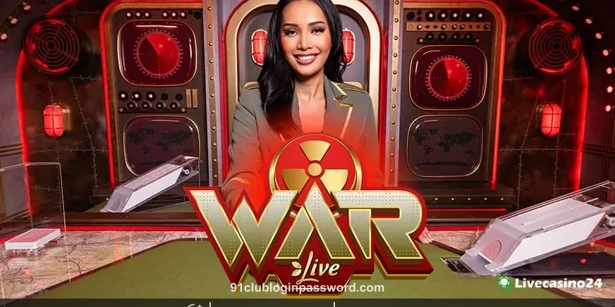 91 Club War Live Logo Interface